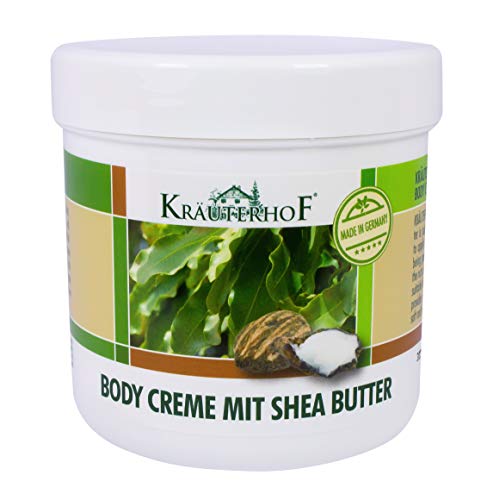 Kräuterhof 5er Vorteilspack Body-Creme mit Shea-Butter, 5 Dosen a 250ml