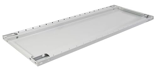 qpool24 Zusatz-Fachboden MULTIplus150 750x500 mm, RAL 7035 lichtgrau, inkl. 8 Schauben + Muttern