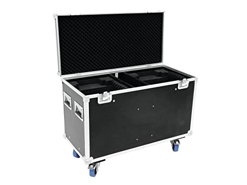 ROADINGER Flightcase 2x DMH-90/150/DMB-60/PLB-230 | PRO Flightcase für 2 x FUTURELIGHT DMH-90/DMH-150/DMB-60/PLB-230/EYE-15