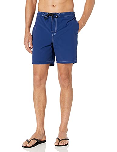 28 Palms 7" Inseam fashion-board-shorts, Deep Ocean Blue, 31
