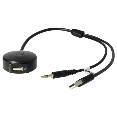 vhbw Bluetooth Audio Adapter mit USB für BMW 1er