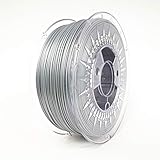 Devil Design Filament/PLA/Aluminum/1,75mm/1kg Polylacticsäure (PLA) - 3D-Druckmaterial (PLA), Universal, Aluminium, 1 kg, 1,75 mm, 1 Stück (S)