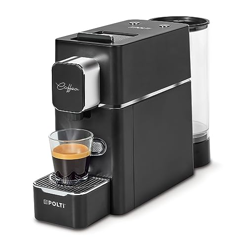 POLTI Coffea S15B Espressomaschine, kompatibel mit E.S.E. 44 mm, Behälter 0,85 l, Farbe Schwarz