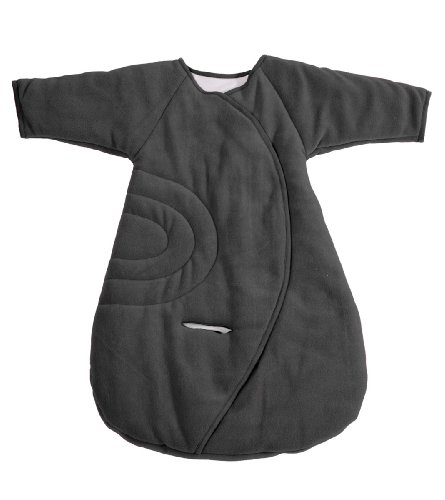 Bellemont Schlafsack Colorama Ärmel 6 bis 18 Monate 90 cm Fleece/Jersey Grau Anthrazit
