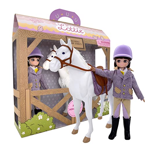 Lottie Pony Adventures Doll & Set | Toys for Girls and Boys | Muñeca, Caballo y Accesorios | Gifts for 3 4 5 6 7 8 Year Old | Small 7.5 inch