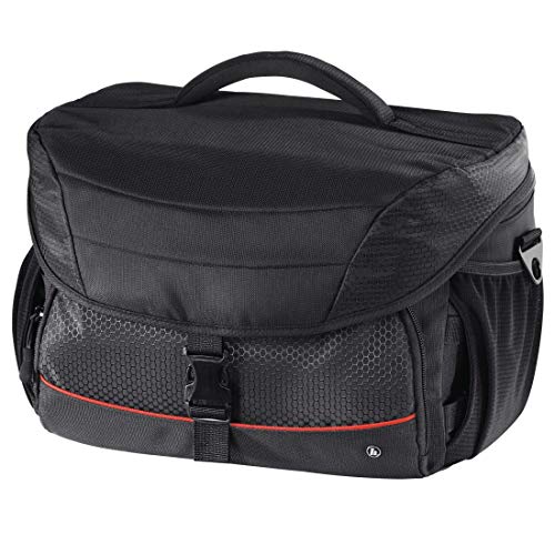 Hama Pittsburgh Schultertasche Schwarz - Kamerataschen/-Koffer (Schultertasche, Jede Marke, Schultergurt, Schwarz)