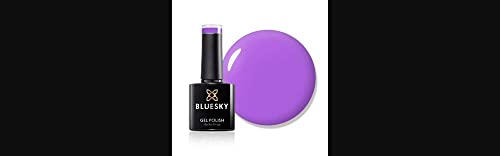 Bluesky BLUESKY Gel Polish, Lilac Dust, A58, 10ml, Gel auflösbarer Nagellack, Lila, Pastel, Neon (Aushärtung unter UV-/LED Lampe erforderlich) er Pack(x)