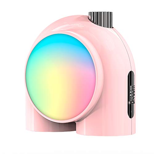 Divoom Planet-9 Smart Wireless Tischlampe, programmierbares Stimmungslicht mit programmierbaren RGB-LED, Nachtlicht für Schlafzimmer, Gaming Room, Büro (Pink)