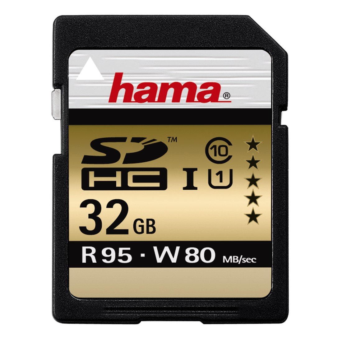 Hama Class 10 SDHC 32GB Speicherkarte (UHS-I, 95Mb/s)