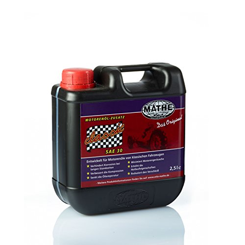 MATHÉ Classic Motorenöl-Zusatz 2,5 Liter für alle mineralischen Motorenöle für Youngtimer und Oldtimer
