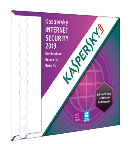 Kaspersky Internet Security 2013 3 Lizenzen (Frustfreie Verpackung)