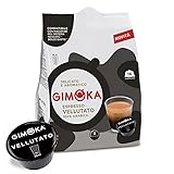 Gimoka - Kompatibel Für Nescafè - Dolce Gusto - 64 Kapsel - Geschmack VELLUTATO - Intensität 8 - Made In Italy - 100% Arabica - 4 Packungen Zu 16 Kapseln