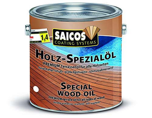 Saicos 700 0110 Holzspezialöl, farblos, 10 Liter
