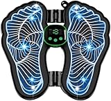EMS Fußmassagegerät,Elektrische Fußmassagegerät trageware,Elektrische Fußmassagegerät Matte für Muskelstimulator,6 Modi und 9 Intensity