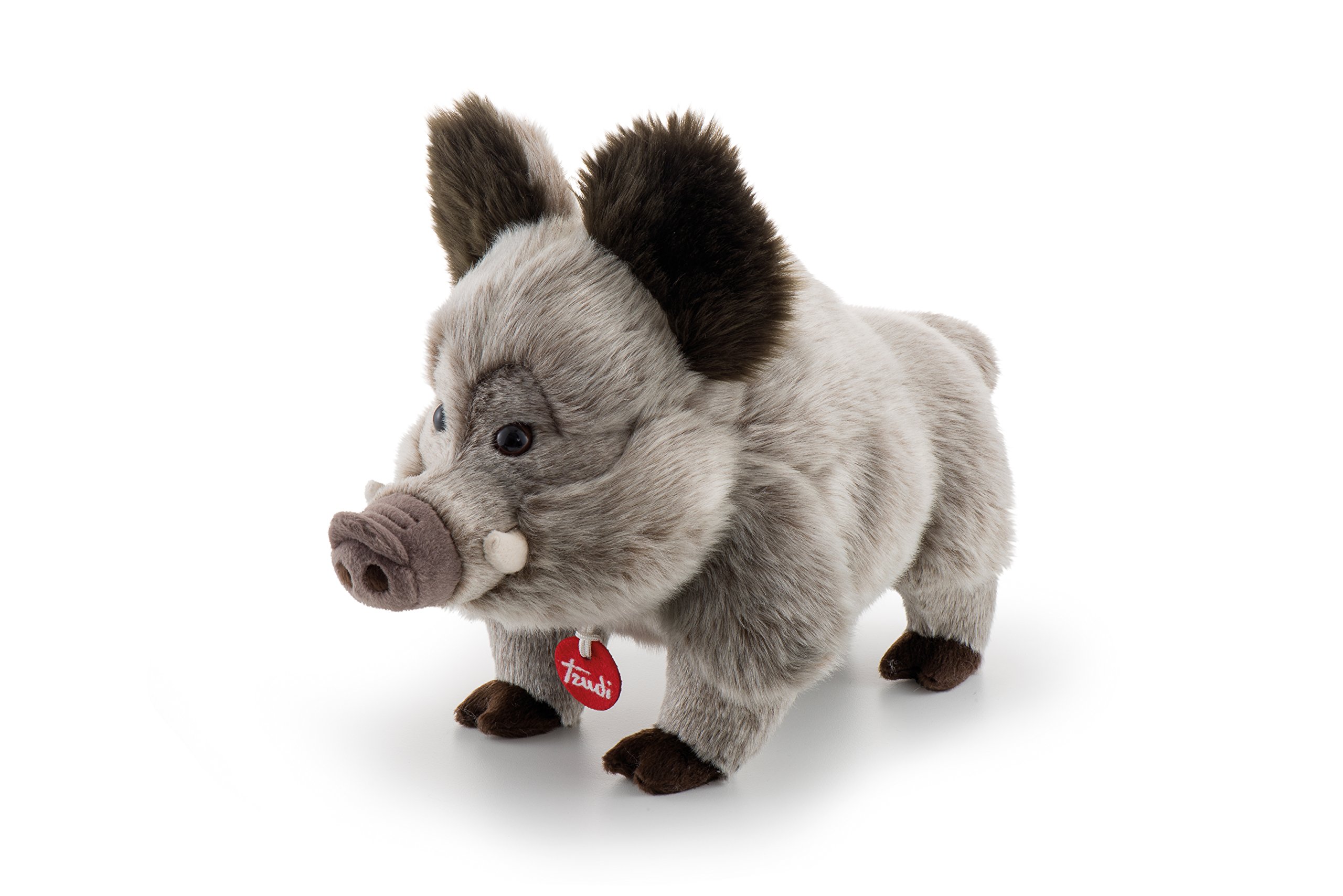 Trudi 24848 Wildschwein Levante Plüsch, Grey, 35 cm