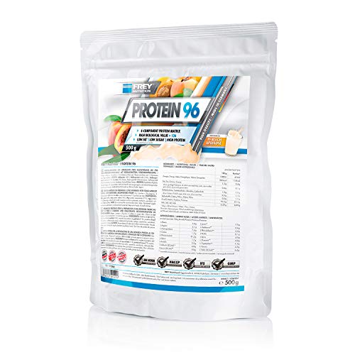 Frey Nutrition Protein 96 Pfirsich Aprikose, 1er Pack (1 x 500 g)