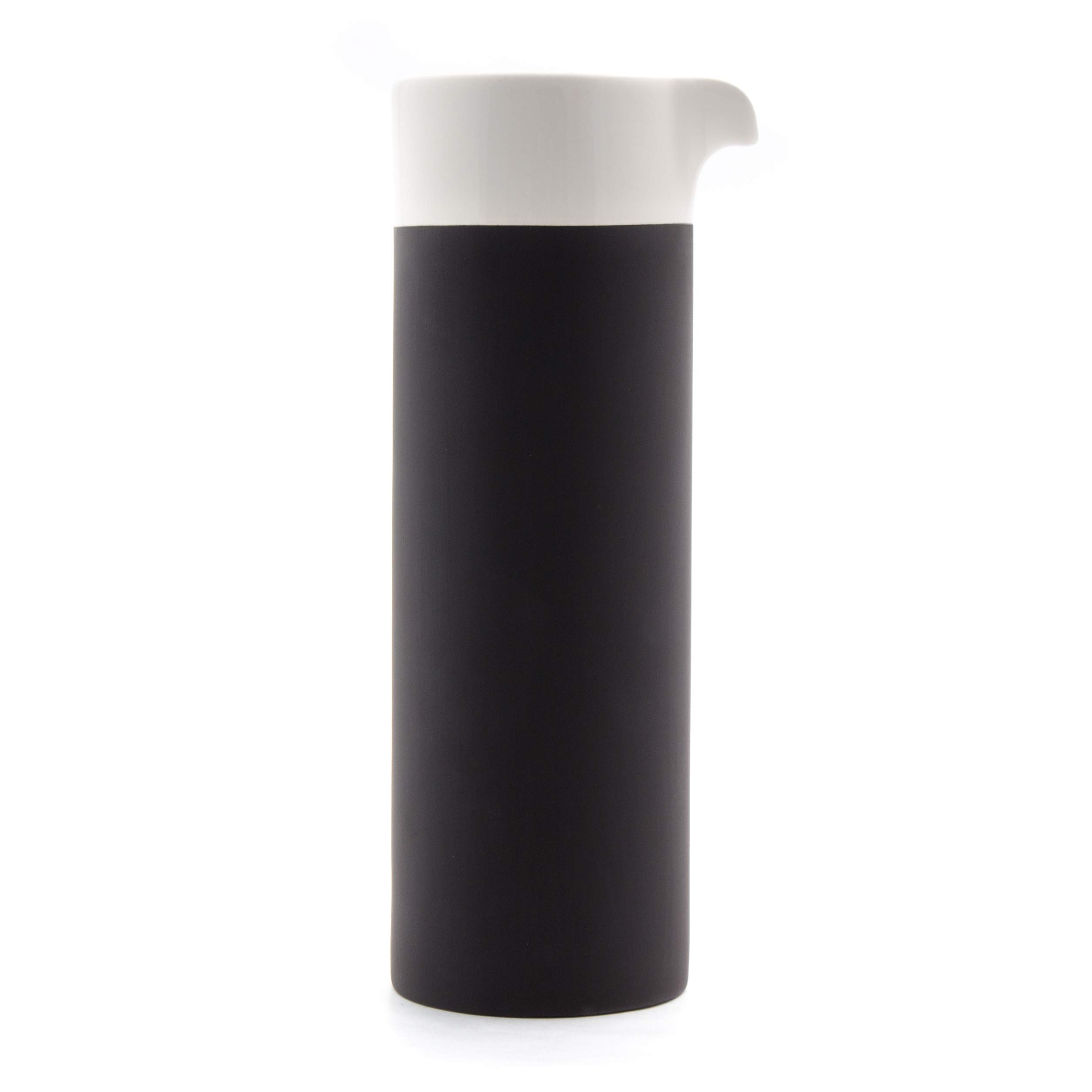 Magisso Selbst abkühlende Karaffe 0,75 L, Keramik, schwarz/weiß, 1 Stück (1er Pack)