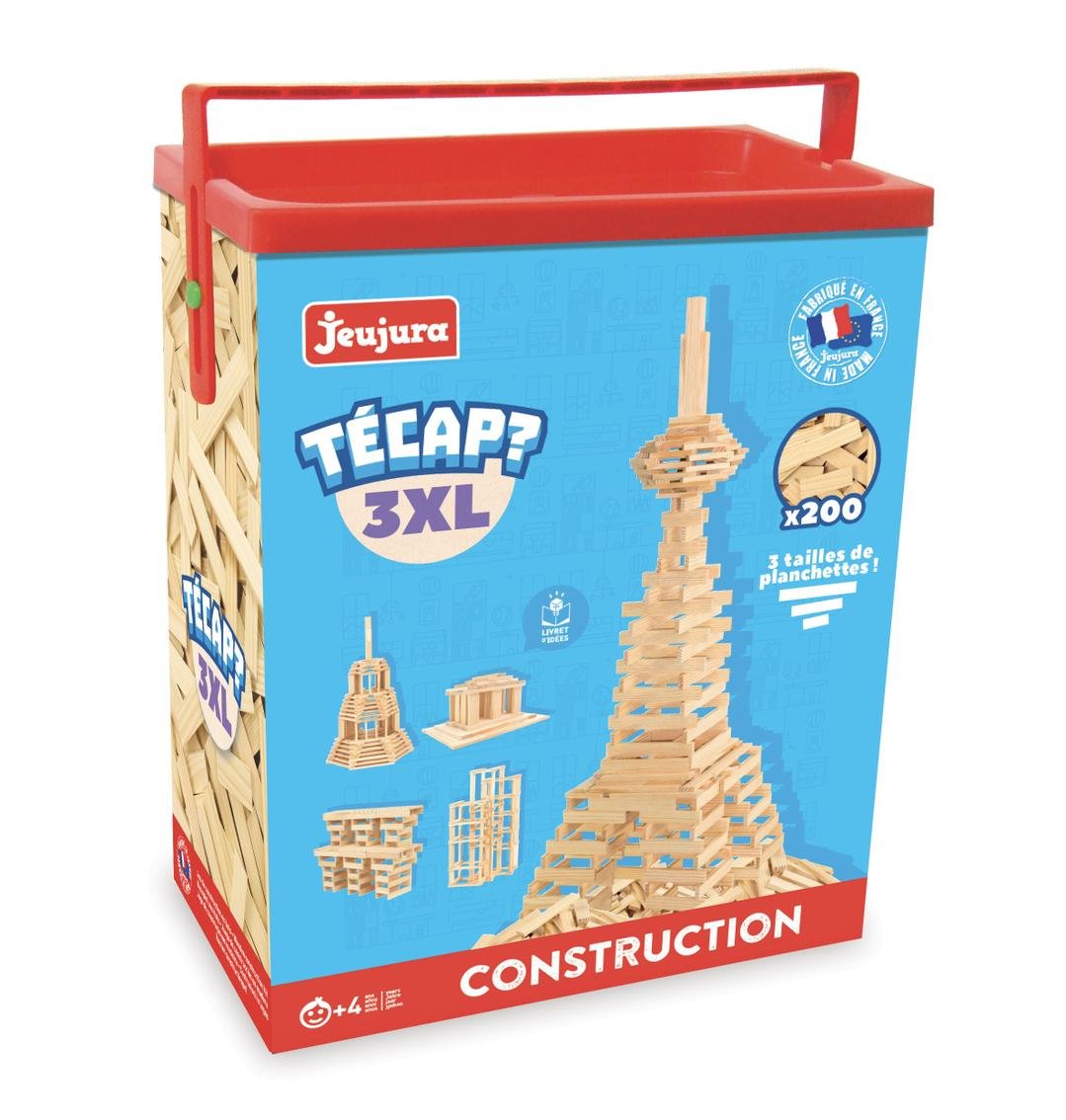 JEUJURA jeujuraj8322 Tecap Ziegel und Block Spielzeug (3 x große, 200 Teile)