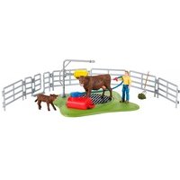 Schleich 42529 Spielset - Kuh Waschstation (Farm World)