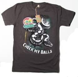 Check My Balls T-Shirt, Reptil.TV, Königspython (Boys) Größe M