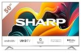SHARP 50FP6EA QUANTUM DOT Android TV 126 cm (50 Zoll) 4K Ultra HD QUANTUM DOT Android TV (Smart TV, Bluetooth, Dolby Vision, HDMI 2.1 mit eARC)