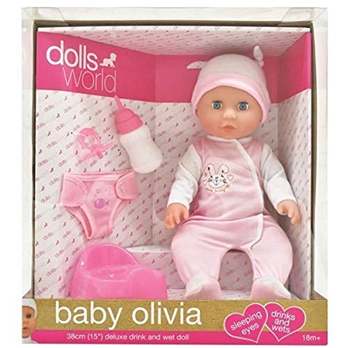 Dolls World 8818 Puppe, Rose