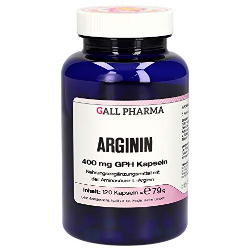 Gall Pharma L-Arginin 400 mg GPH Kapseln, 1er Pack (1 x 59 g)