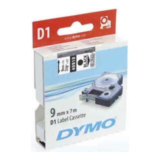 DYMO Schriftbandkassette D1 S0720670 9mmx7m sw auf tr