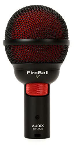 Audix Fireball-V Dynamisches Handmikrofon mit runder und kurzer Formgebung für Mundharmonika