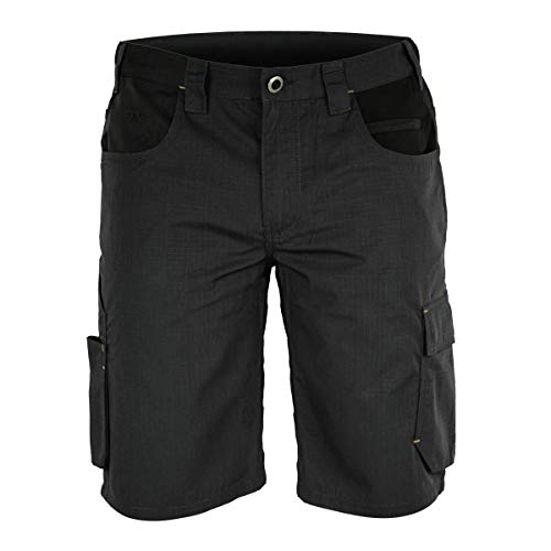 FORSBERG Braxa Kurze Arbeitshose mit elastischen Stretchzonen, robuste Shorts mit Stretcheinsätzen, Farbe:anthrazit/schwarz, Größe:46