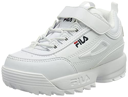 FILA Disruptor E Infants Sneaker, White, 25 EU