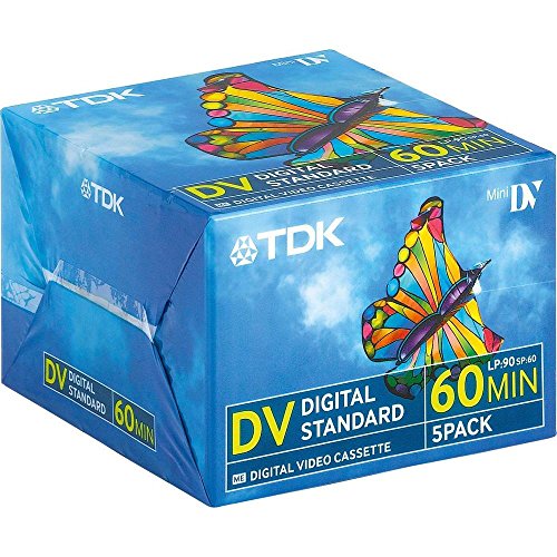 TDK DVM-60 MiniDV Videocasetten 5er Pack