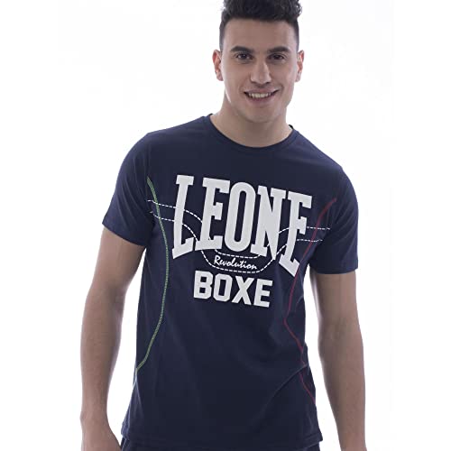 Leone 1947 Lsm1240 Sport Fight T-Shirt, Herren S blau