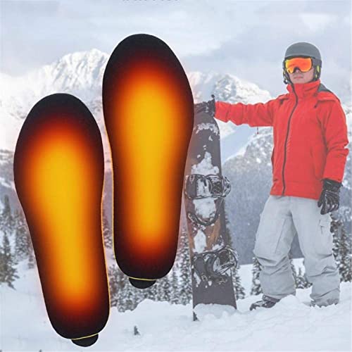 Winter-Outdoor-Thermo-Einlegesohle, die durch integrierte Kohlefaser-Heizkissen erhitzt werden kann, geeignet für Skifahren, Wandern, Bergsteigen