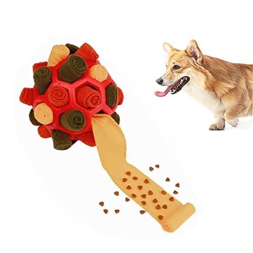 YANGYANGDA Kauspielzeug für Hunde, interaktives Hundespielzeug, Schnüffelball für Hunde, Schnüffelmatte, natürliche Futtersuche, Hundestimulationsspielzeug für kleine, mittelgroße Hunde (G)