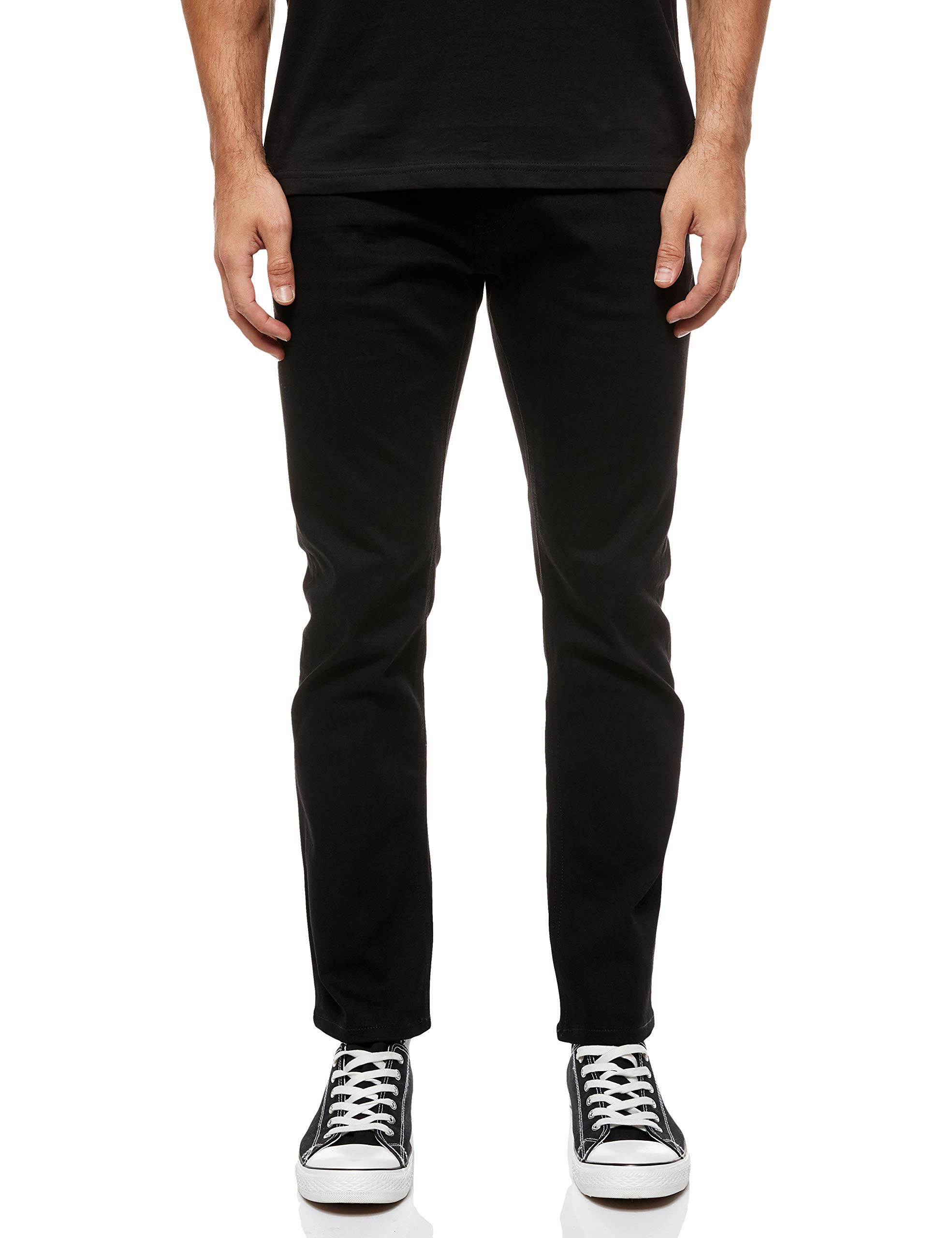 Tommy Jeans Herren Slim Scanton BEMB Jeans, Black Comfort, 36W / 32L