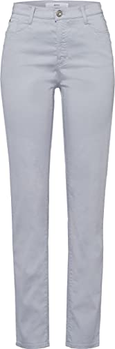 BRAX Damen Style Mary Smart Cotton Hose, Grey Melange, W34/L34(Herstellergröße:44L)