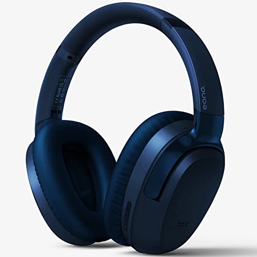 Eono Noise-Cancelling-Kopfhörer-Kabellos Over-Ear-Bluetooth Kopfhörer-ANC Eonoheadphone 1 mit Multi-Modus Geräuschunterdrückung,AUX,Mikrofon,Weiche Ohrpolster,40h Akku(Blau)