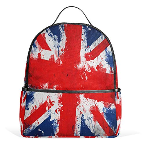 Rucksack mit UK-Flagge, wasserdicht, für Damen und Herren
