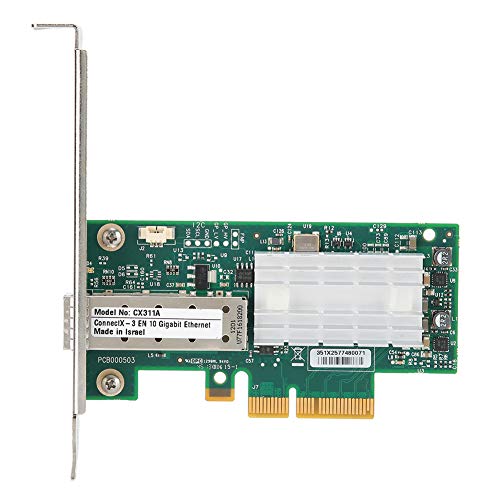 10 GB Ethernet-Netzwerkkarte, Netzwerkadapter für Mellanox CX311AXCAT 10G Single SFP+ Port PCI-E Netzwerkkarte für Server Desktops Speicheradapter