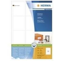 HERMA SuperPrint - Selbstklebende Etiketten - weiß - 63,5 x 72 mm - 1200 Stck. (4266)