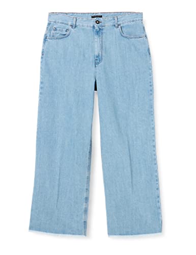 Sisley Womens Trousers 4P9PLE00D Hose, 901 Light Blue, 32