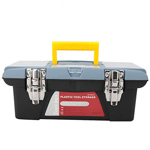 Werkzeugkasten, tragbarer Werkzeugkasten mit Tragegriff Hardware Aufbewahrungskoffer Reparatur Werkzeugbehälter(G-T313)