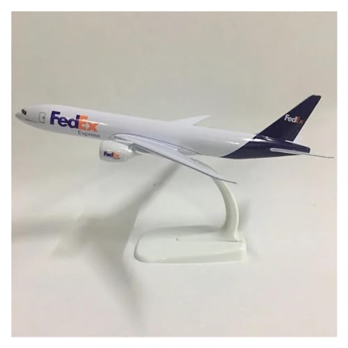 Ferngesteuertes Flugzeug Für FedEx Aviation Boeing 777 Flugzeugmodell 1:300 Druckguss-Metallflugzeuge Spielzeugflugzeuge 20 cm