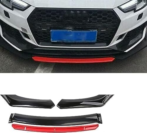 Auto Frontstoßstangen Lippe Spoiler für Audi SQ5 TT TT 8J TT FV, Front Spoiler Lippe Splitter Diffusor Stoßfänger Styling Antikollision Zubehör