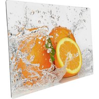 mySPOTTI Mini-Spritzschutz »Aqua-Orange«, Aluverbund, Orange
