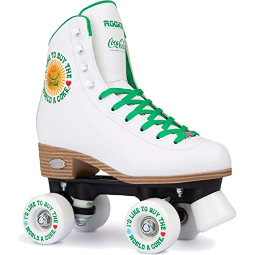 Rookie Unisex Jugend rollerskates Skates, Weiß, 38