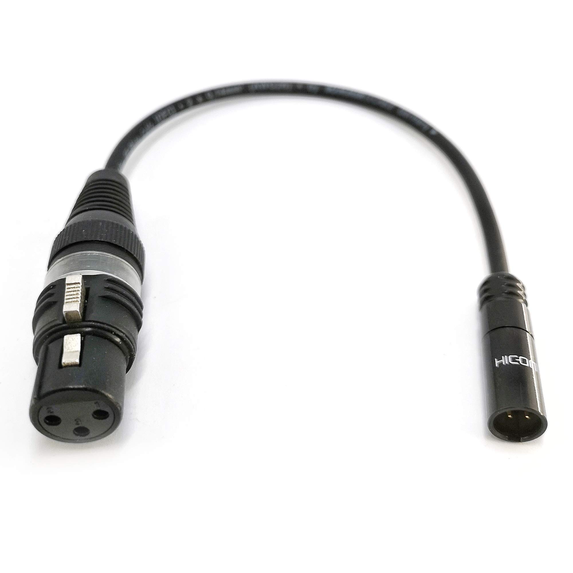 Selected Cable 50cm Mini-XLR male auf XLR female für z.B. Blackmagic 6K 4K BMPCC Audio- Mikrofonkabel - SC-AK-mXLR-XLR-0050-1,6ft