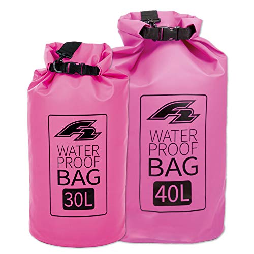 F2 Dry Bag Lagoon Seesack Waterproof Wasserfester Sack Pink 30 + 40 Liter