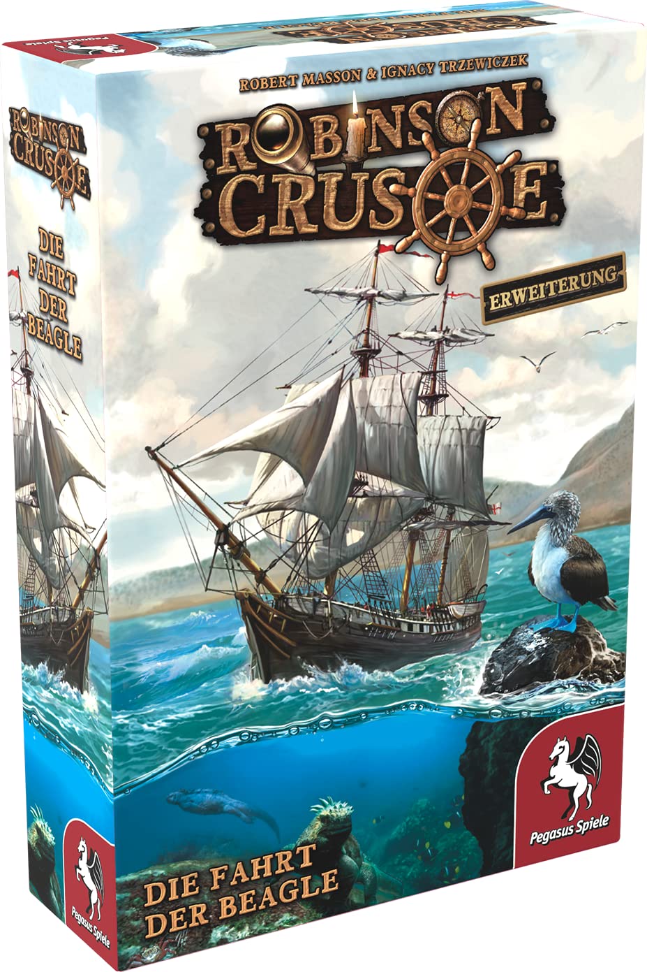 Pegasus Spiele 51946G - Robinson Crusoe Die Fahrt der Beagle (Erweiterung)